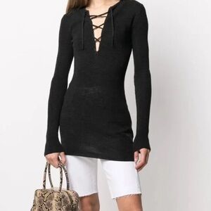 Ganni Lace Up‎ Sweater